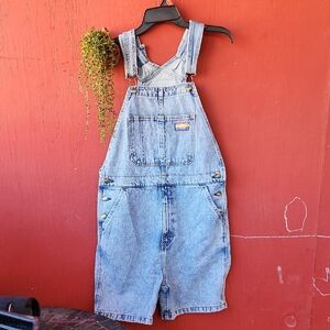 Levi's Denim Overalls with Vibrant Patch
